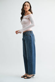 Relaxed Straight Barrel Jean