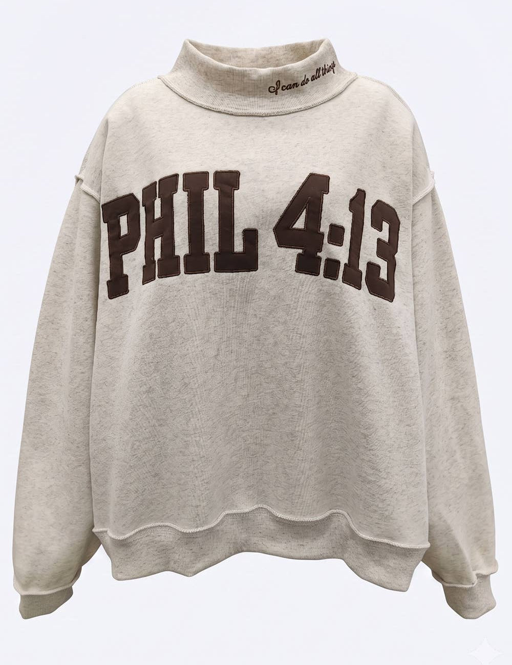 Brown PHIL 4:13 Mockneck