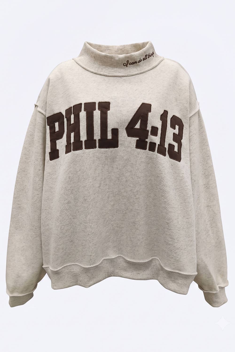Brown PHIL 4:13 Mockneck