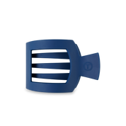 Flat Square Hair Clip | Medium | Midnight Rain — squared shape and bendable teeth for a secure yet gentle hold