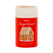 Gingerbread House Shaped Jigsaw Puzzle 87pc