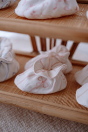 Pink Bow Booties