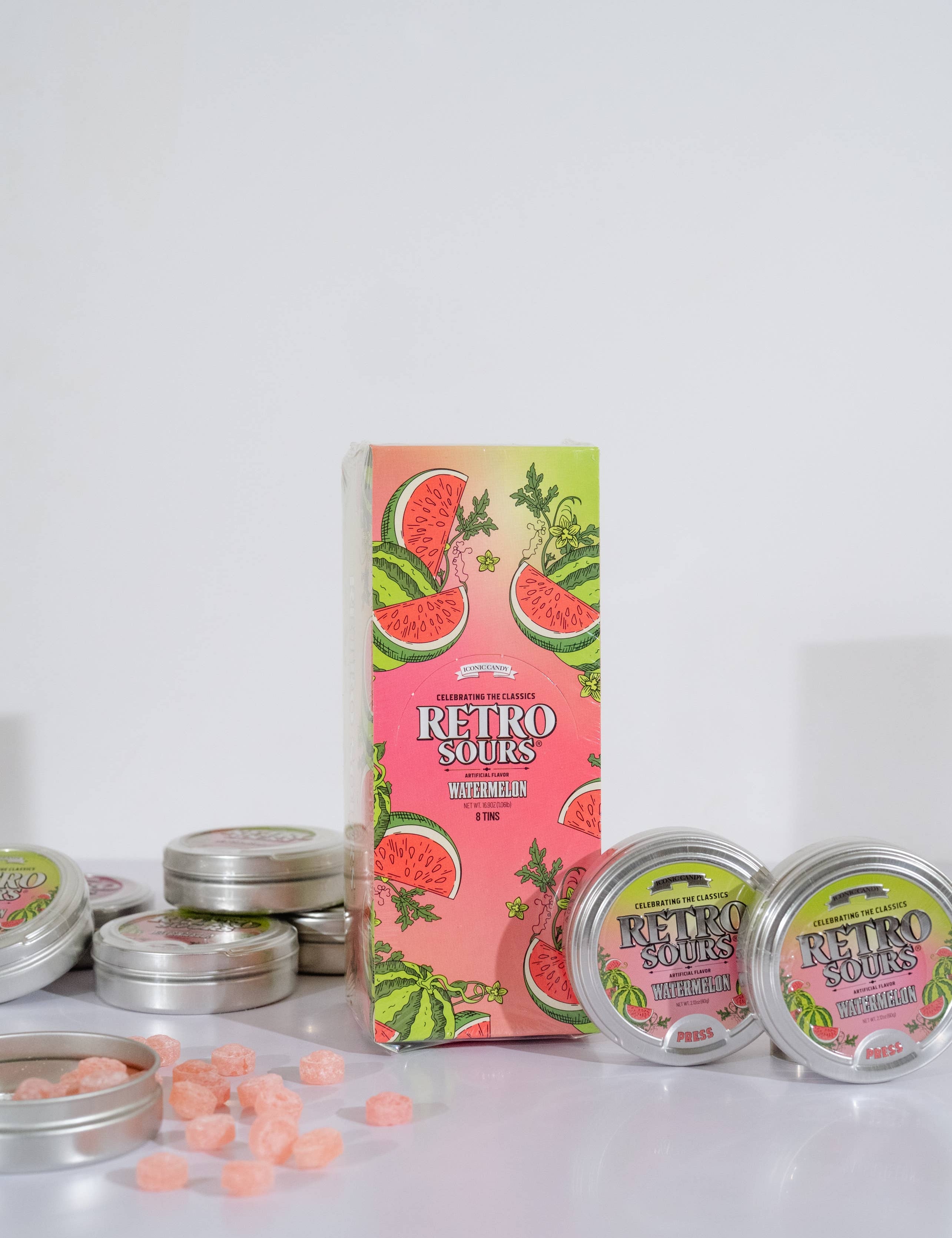 Retro Sours Watermelon Candy