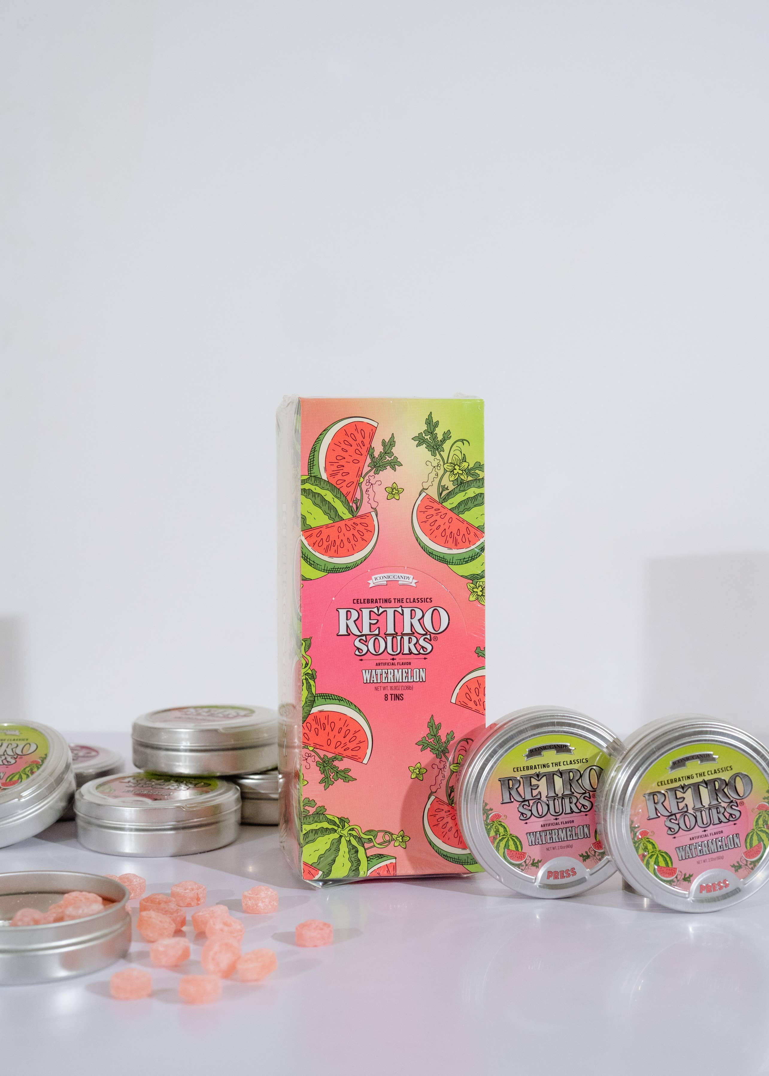 Retro Sours Watermelon Candy