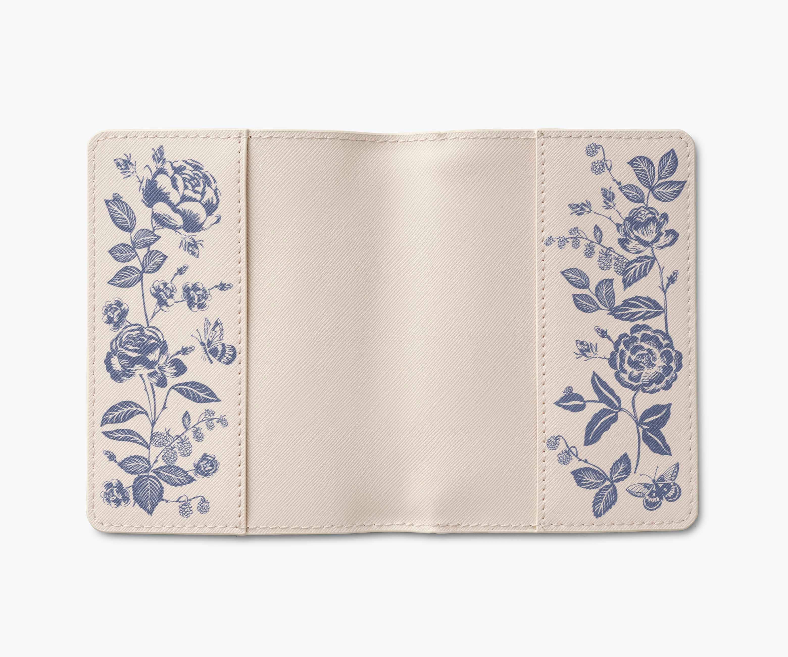 English Rose Passport & Luggage Tag Set