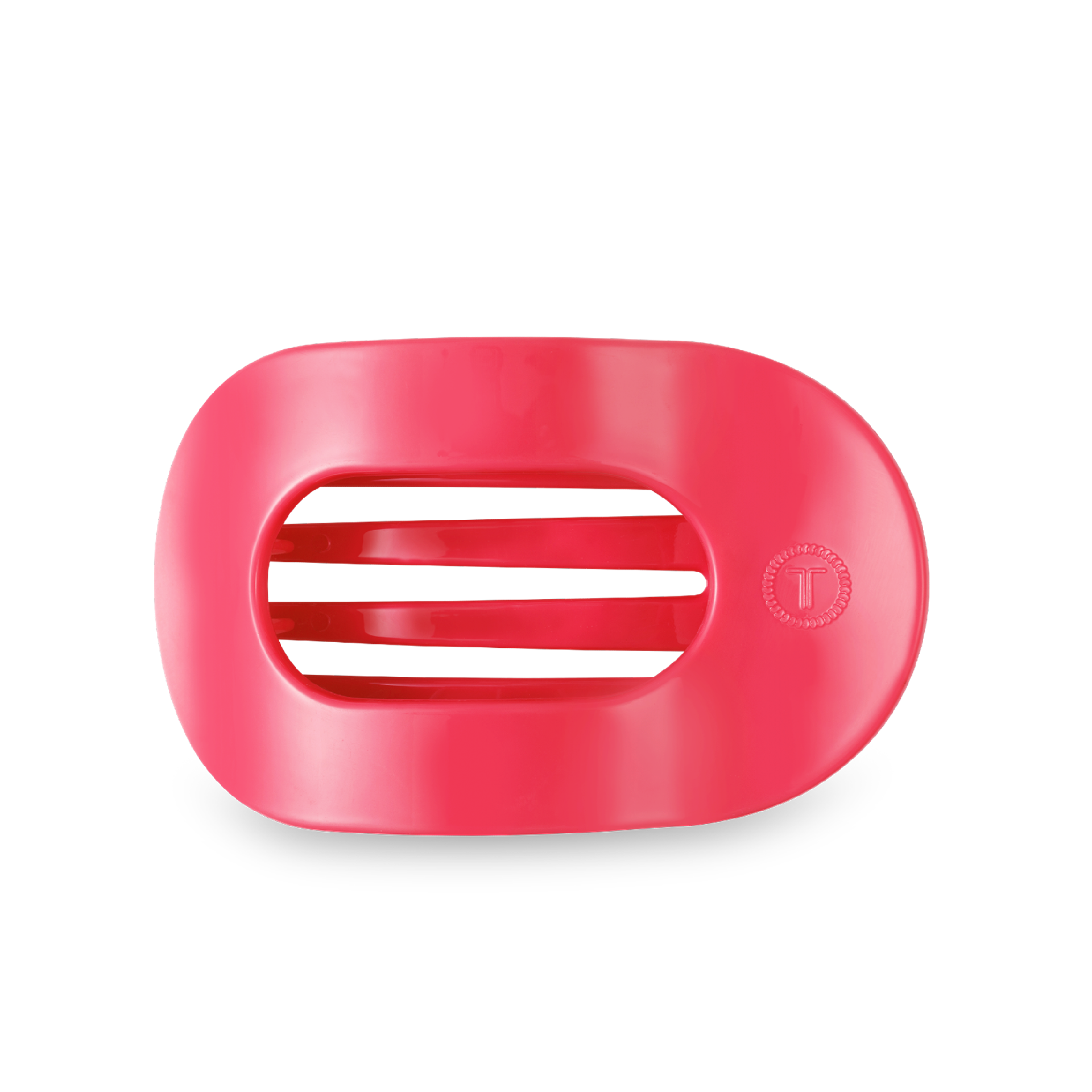 Flat Round Hair Clip | Medium | Bikini Boardroom — rounded oval shape and bendable teeth for a secure yet gentle hold