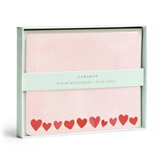 Mini Hearts Blush Flat Note Set