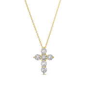 Bold in Faith CZ Cross Necklace