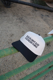 Jesus Ain't Just A Sunday Thing- Embroidered Hat — adjustable snapback closure and one size fits most