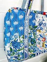 Patchwork Quilted Duffel Weekender