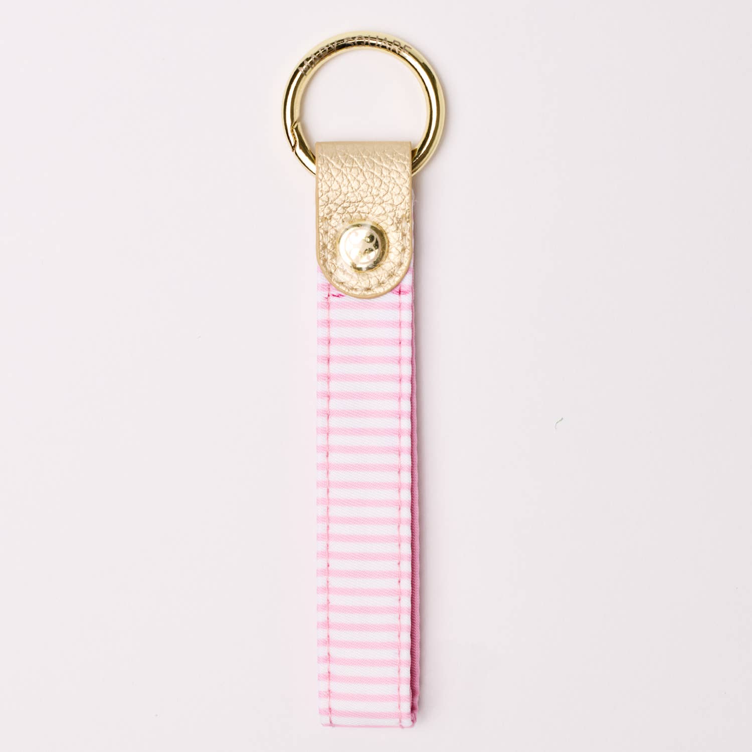 Key Fob Skinny Pink Stripe