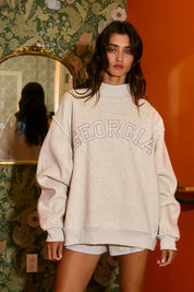 Georgia Embroidered MockNeck