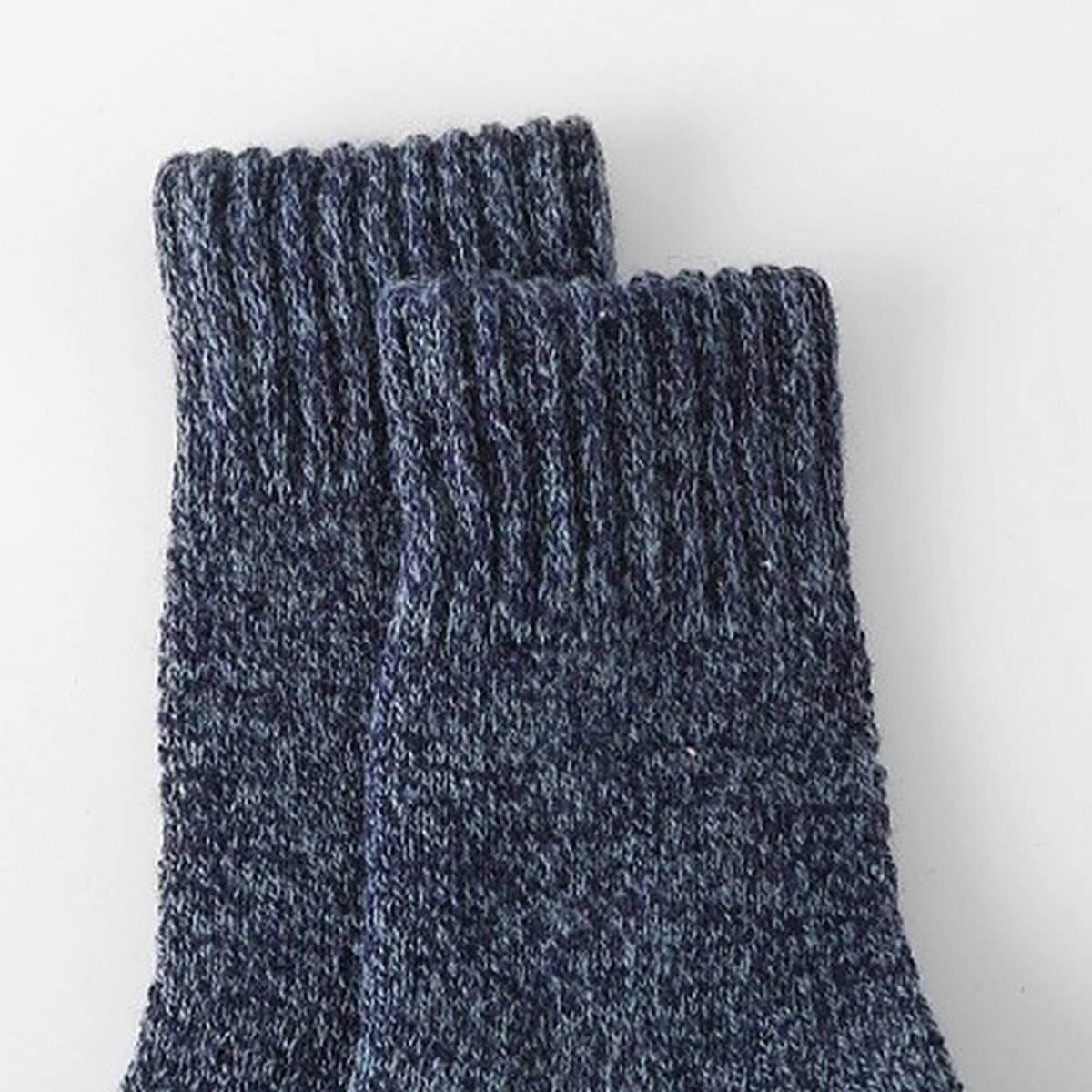 Navy Vintage Thick Socks showing color: navy