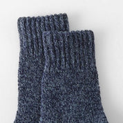 Navy Vintage Thick Socks showing color: navy