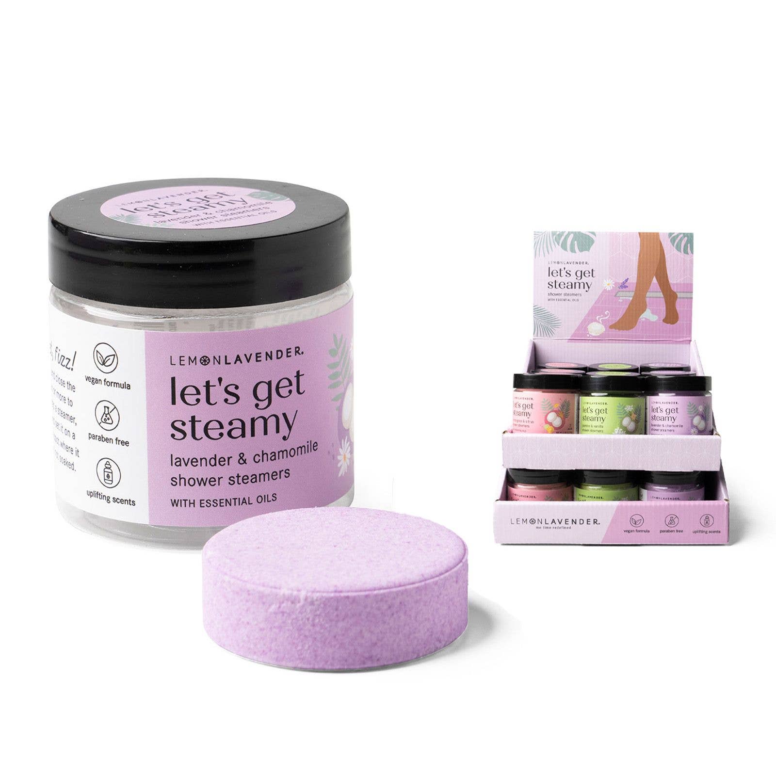 Lemon Lavender Shower Steamers 3 pack