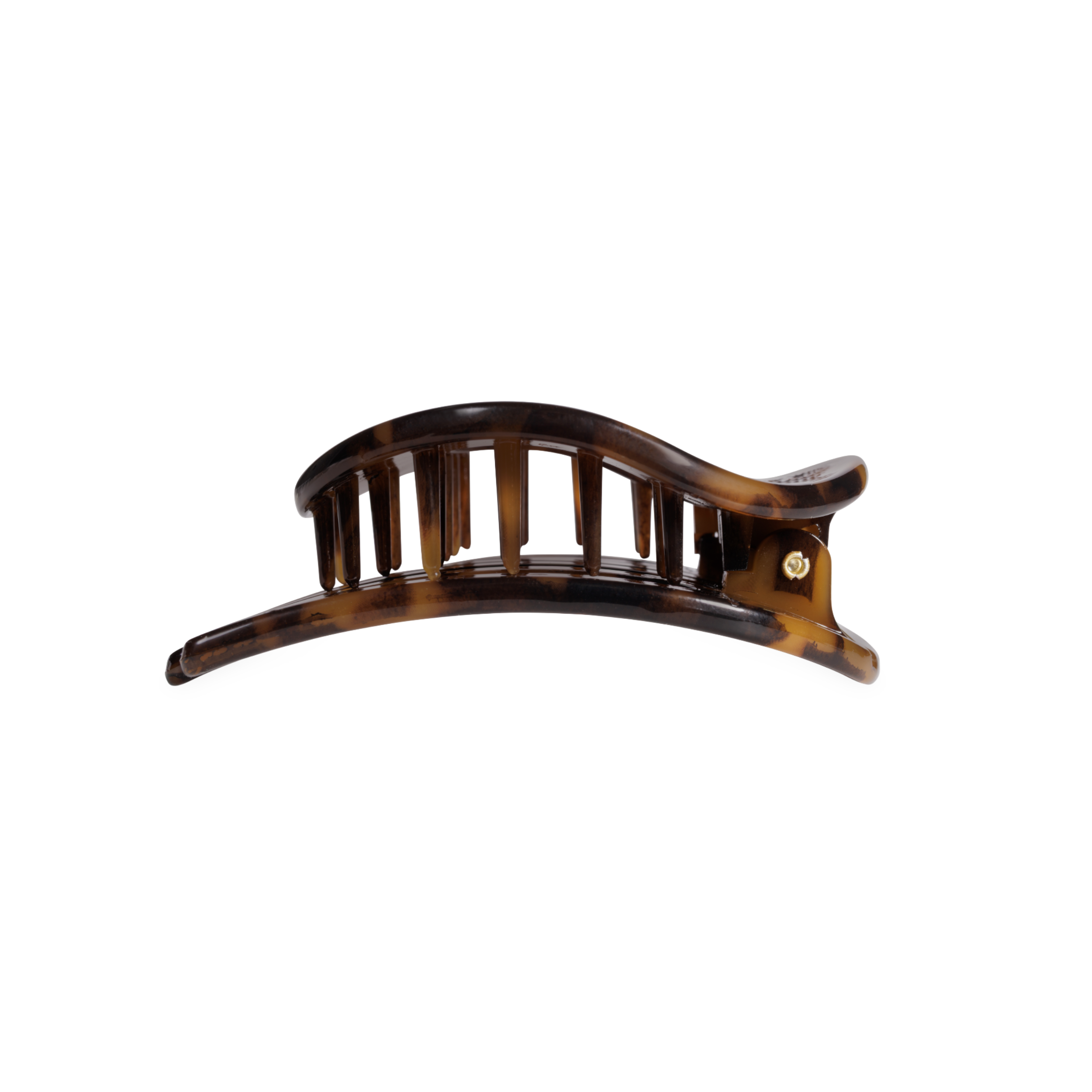 Flat Circle Hair Clip | Medium | Tortoise