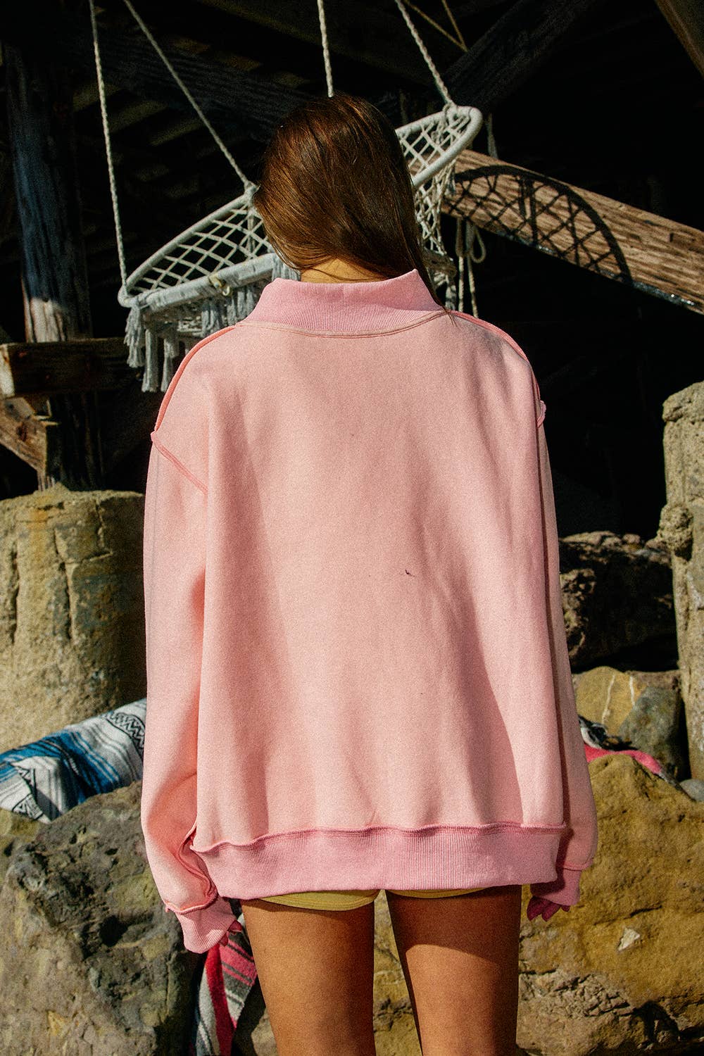 Pray Camouflage Mock Neck