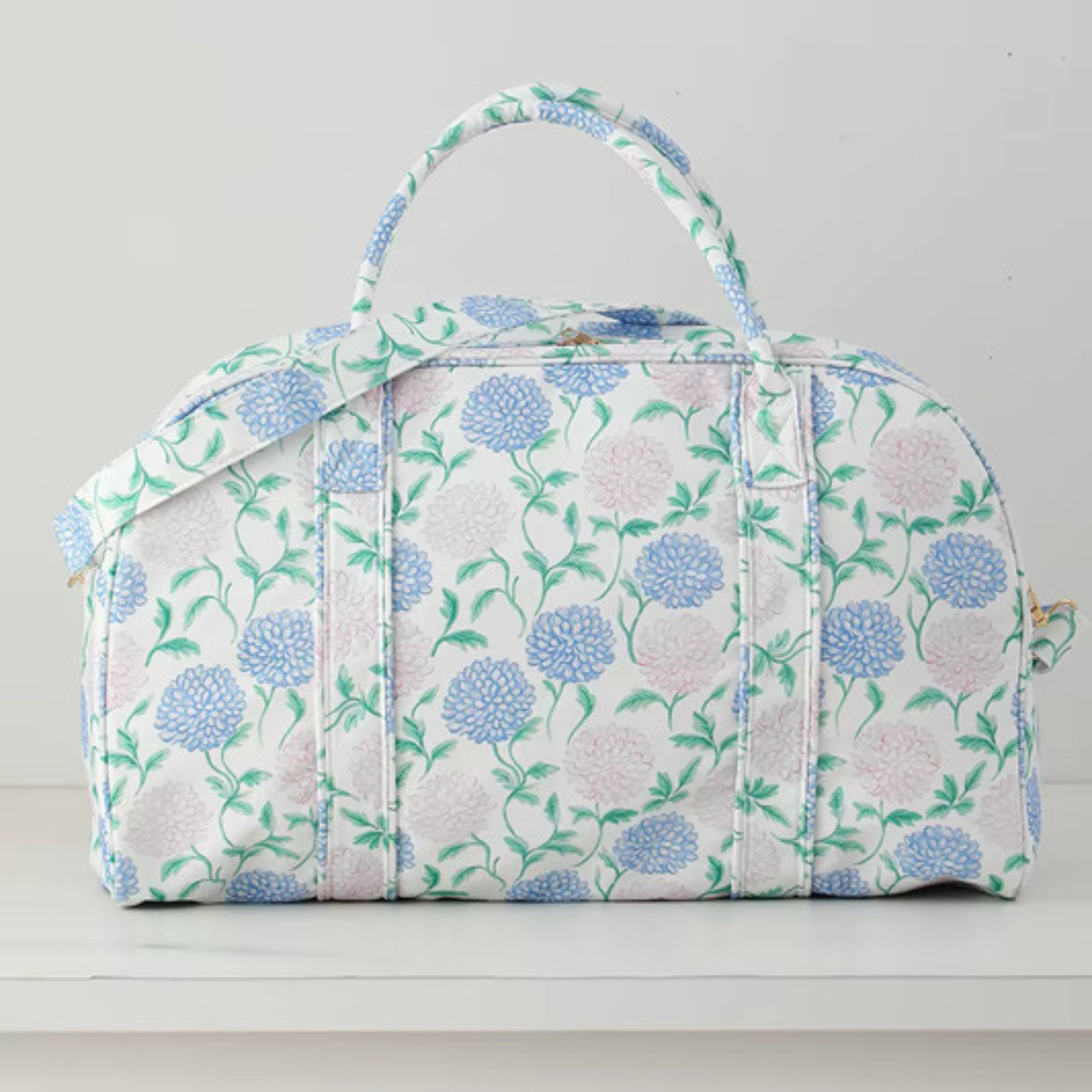 Hydrangea Horizon Weekender Duffel Bag