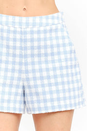 Blue Checkered Mckinley Shorts