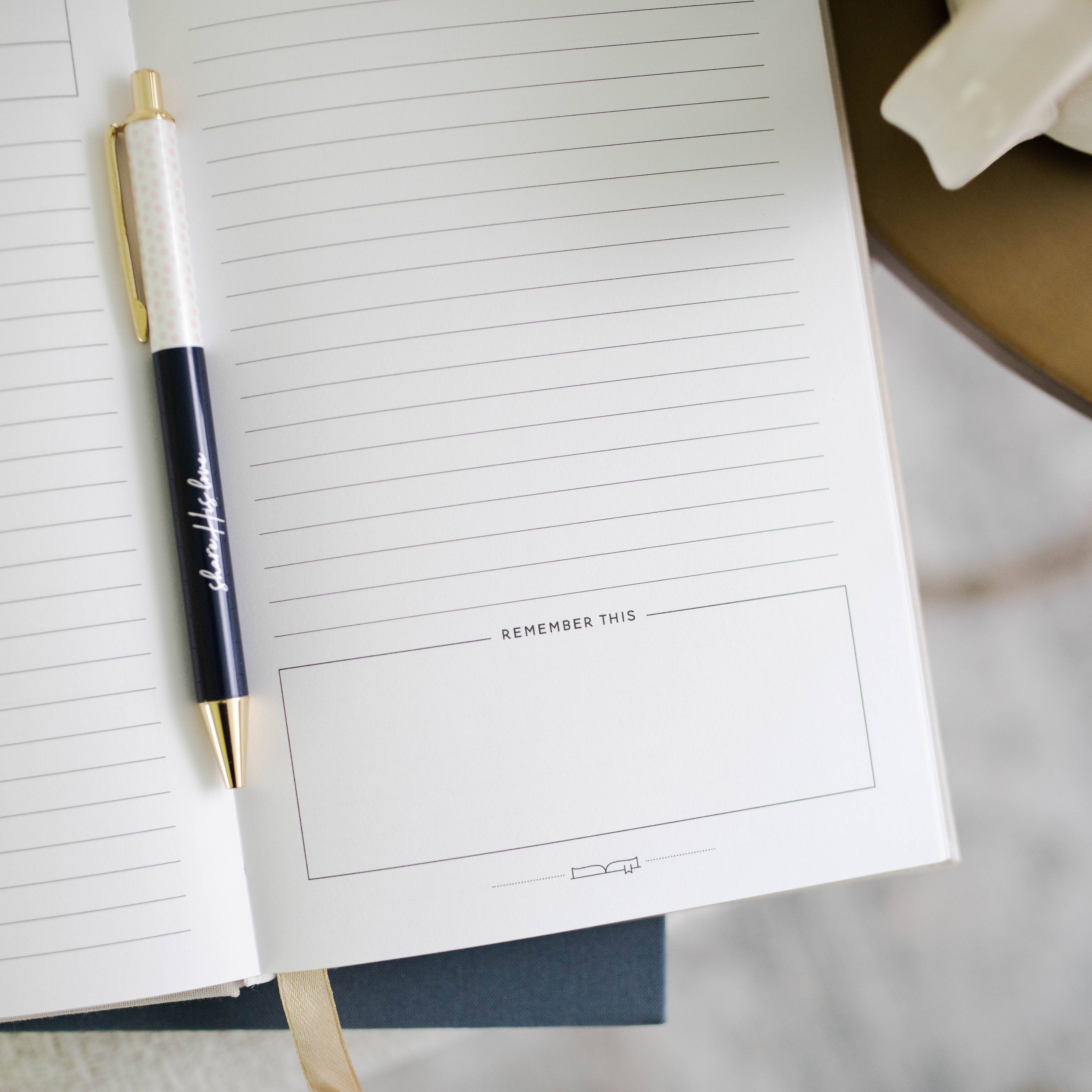 Beige Sermon Notes Journal