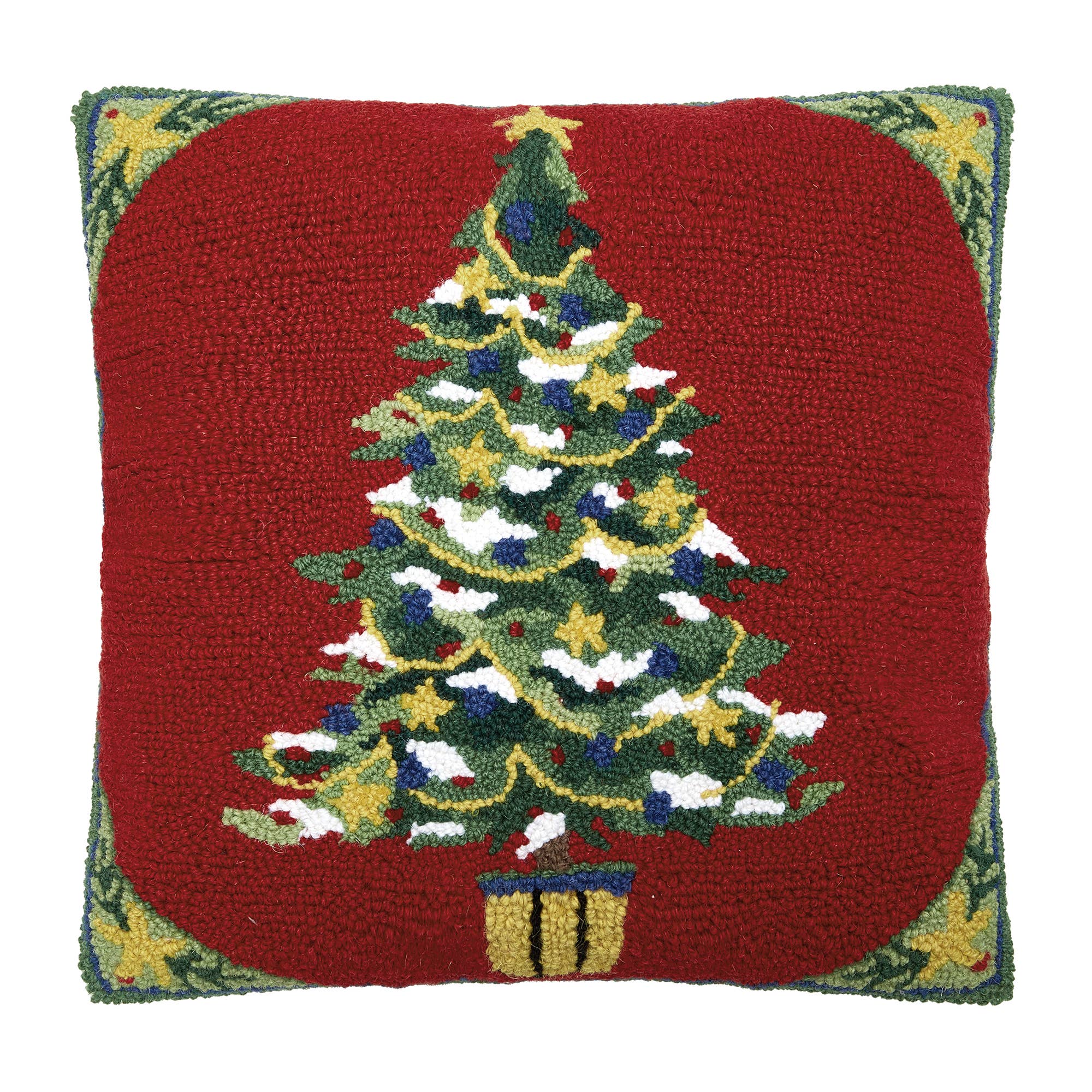 Christmas Tree Hook Pillow - Sally Eckman Roberts