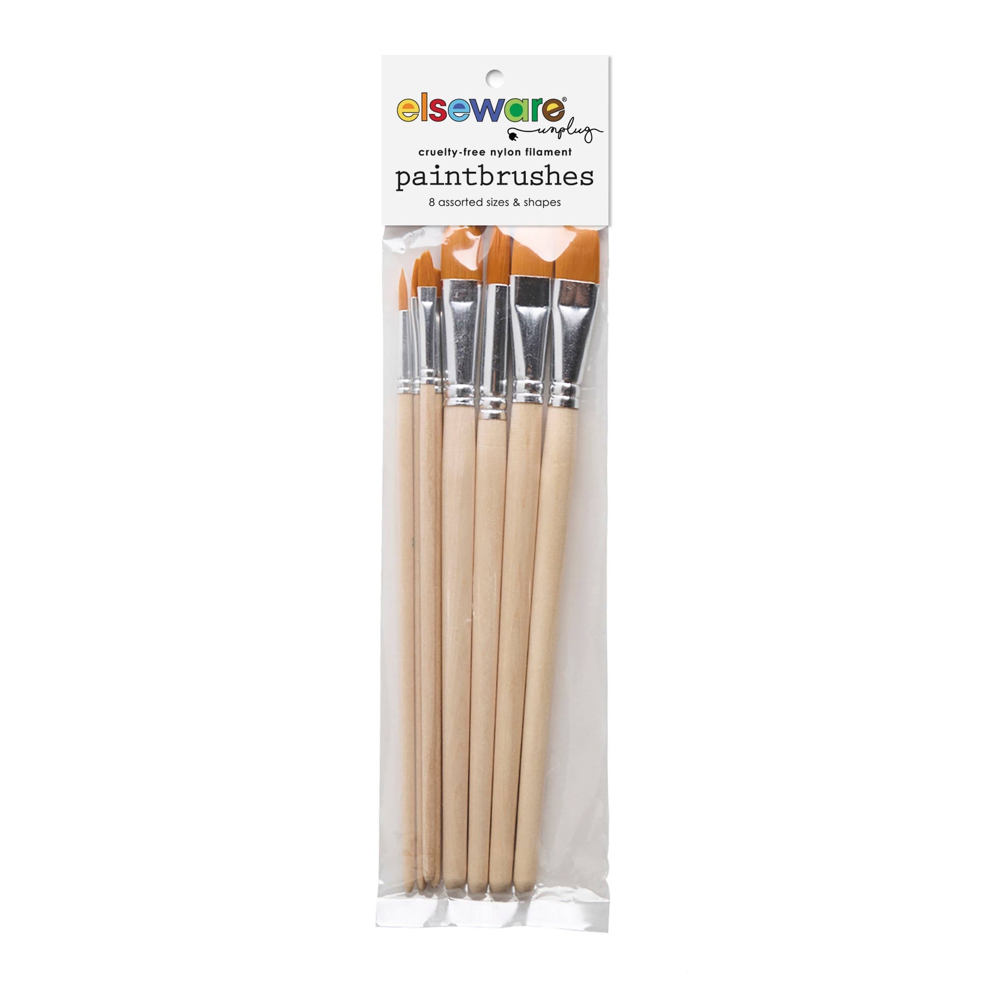 Paintbrush Set - 8 Assorted