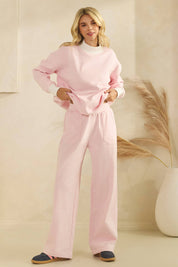 Pink Striped Lounge Pants