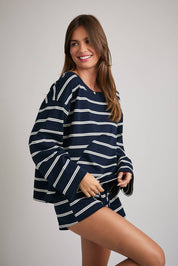 Navy Striped Longsleeve