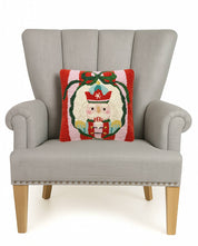 Red Holiday Frames Nutcracker Hook Pillow