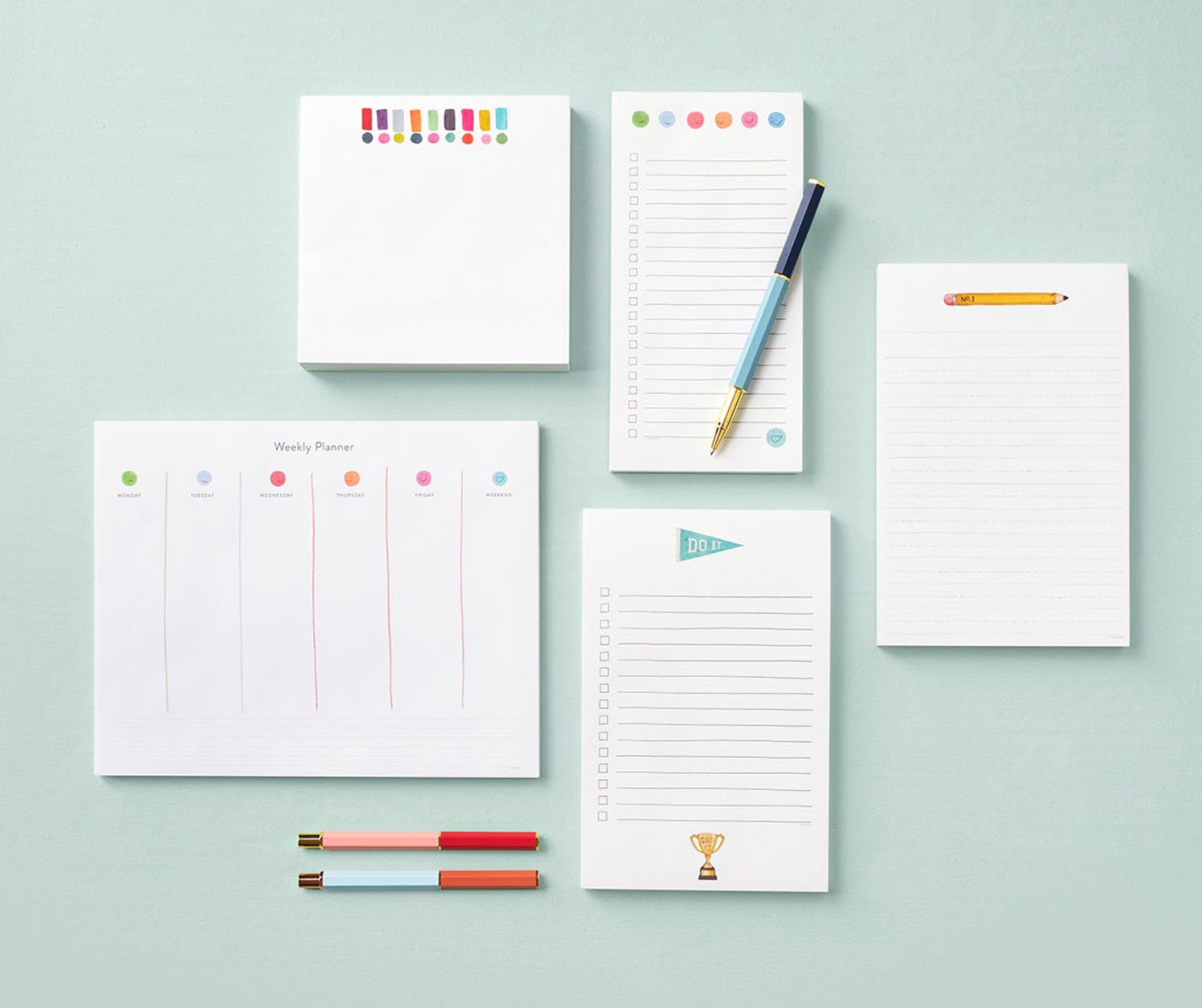 Happy Dots Exclamation Square Notepad