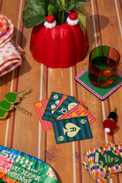 Playing Cards, Colorful Plaid