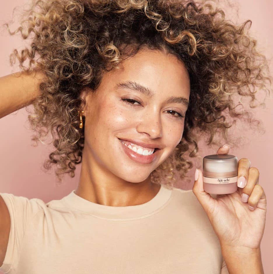 Rice Protein Dry Shampoo with Puff