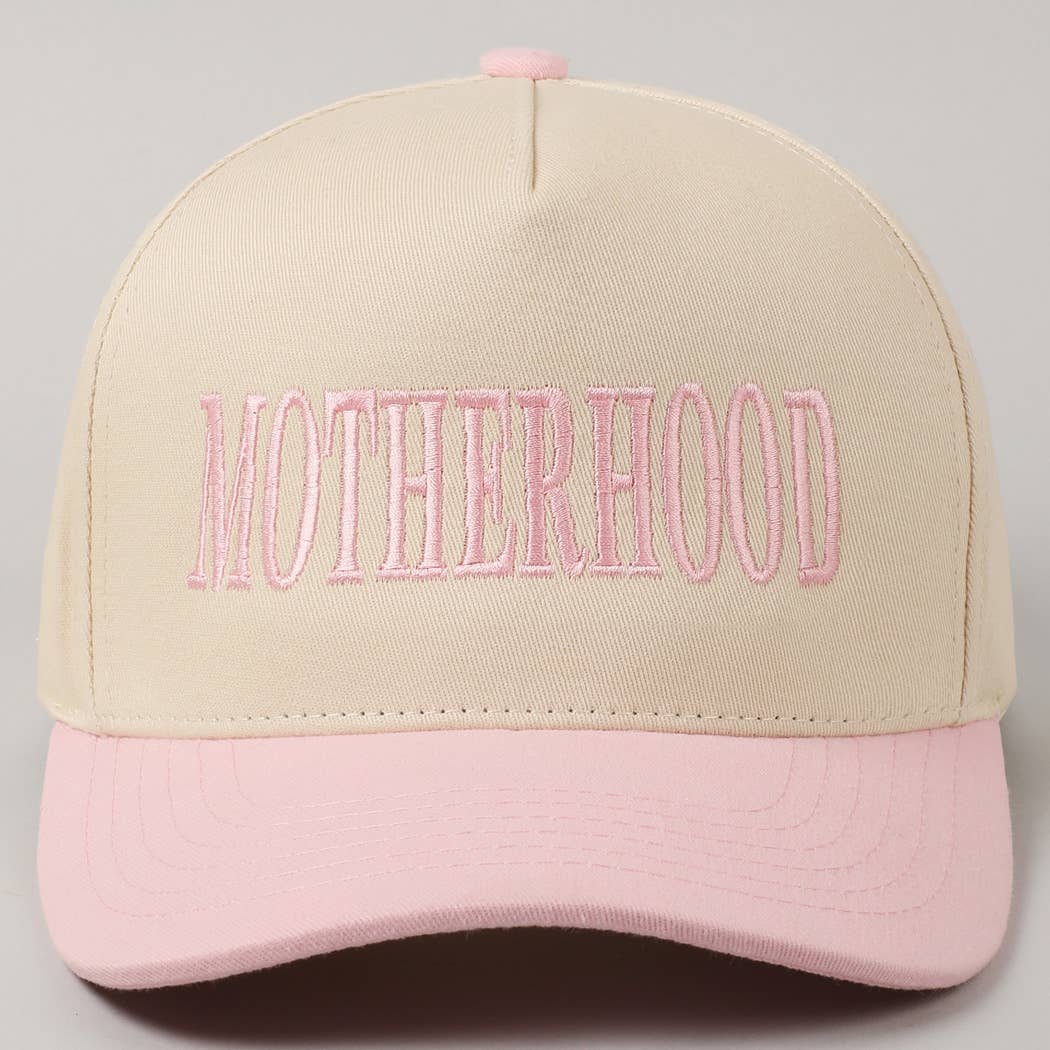 Motherhood Trucker Hat/ Pink