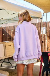 Lavender Jesus Mockneck