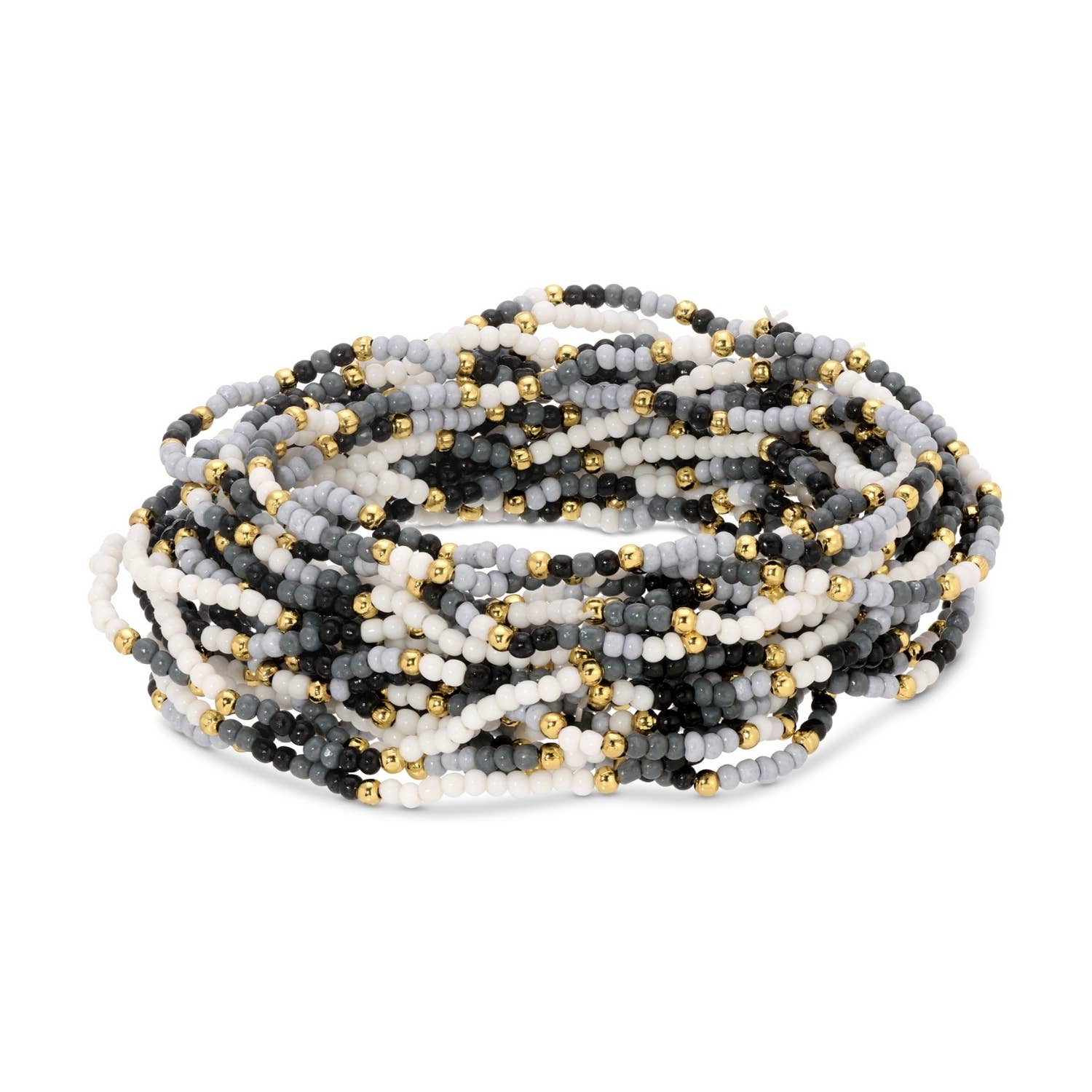 Assorted 2mm Stretch Seed Bead Bracelets