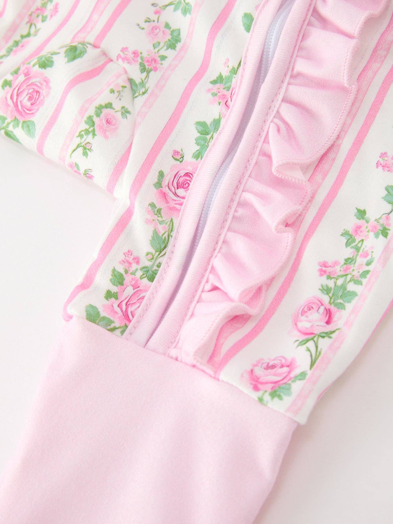 Pink Floral Baby Girl Jumpsuit