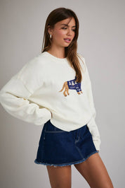 Ivory Dog Sweater