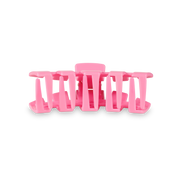 Classic Hair Clip | Medium | Peonies Please showing strong, gentle hold that works on all hair types
