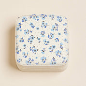 Blue Flower Pattern Jewelry Box
