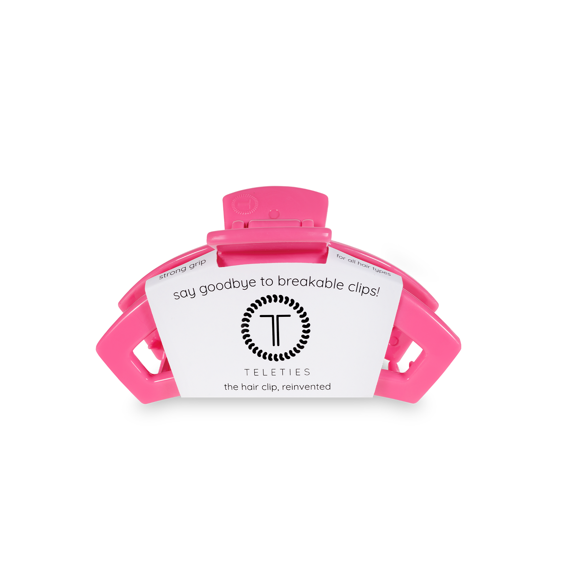 Tiny Open Hair Clip | Paradise Pink