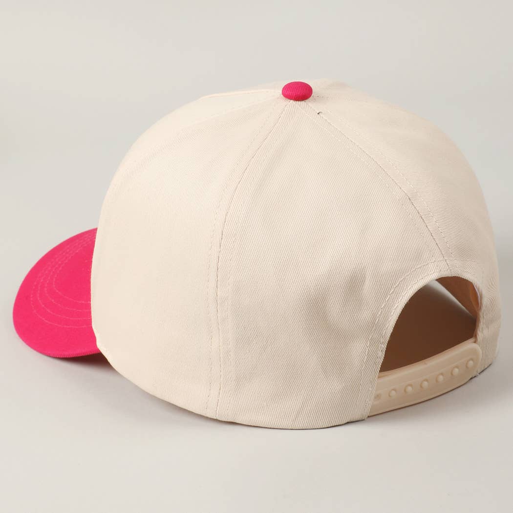 Bride Text Embroidery Two-Tone Trucker Hat