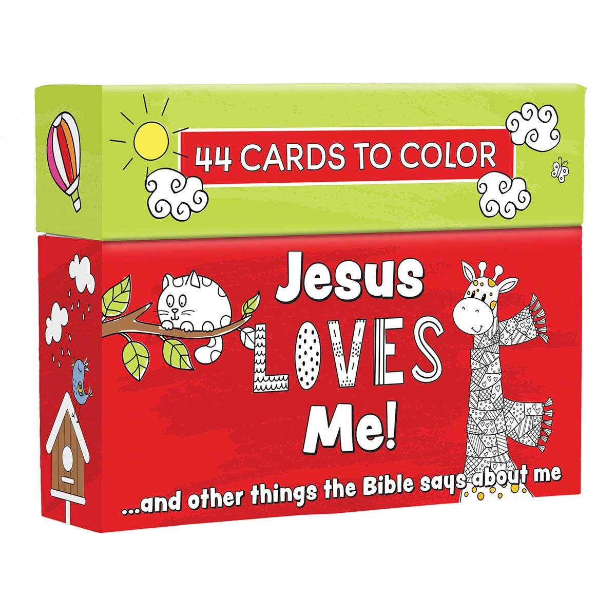 Coloring Cards Jesus Loves Me Kids