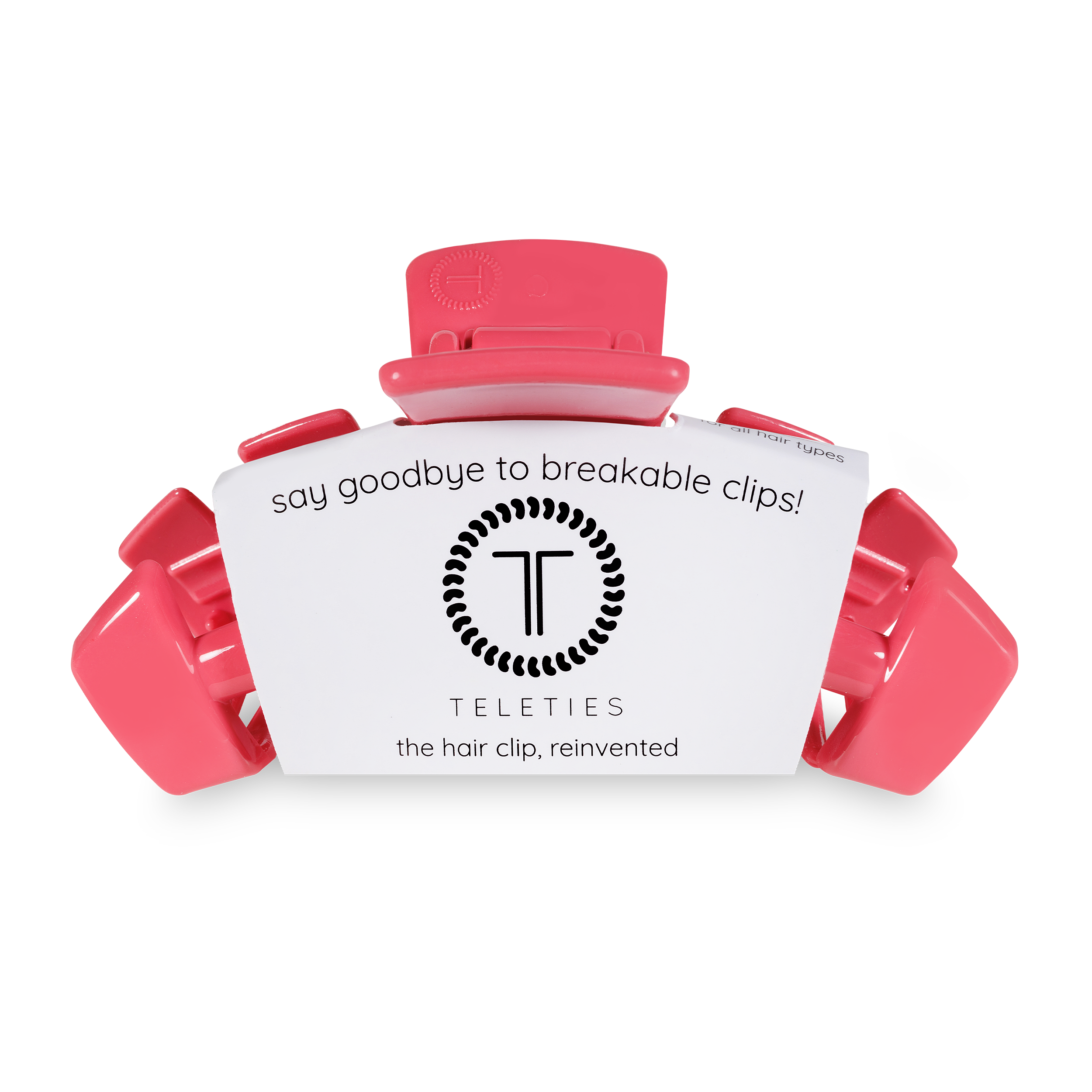 Classic Hair Clip | Large | Bikini Boardroom showing claw clip with bendable teeth that spring back to shape