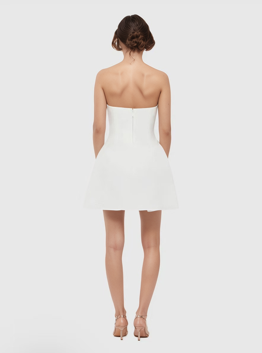 3D Floral Mini Dress