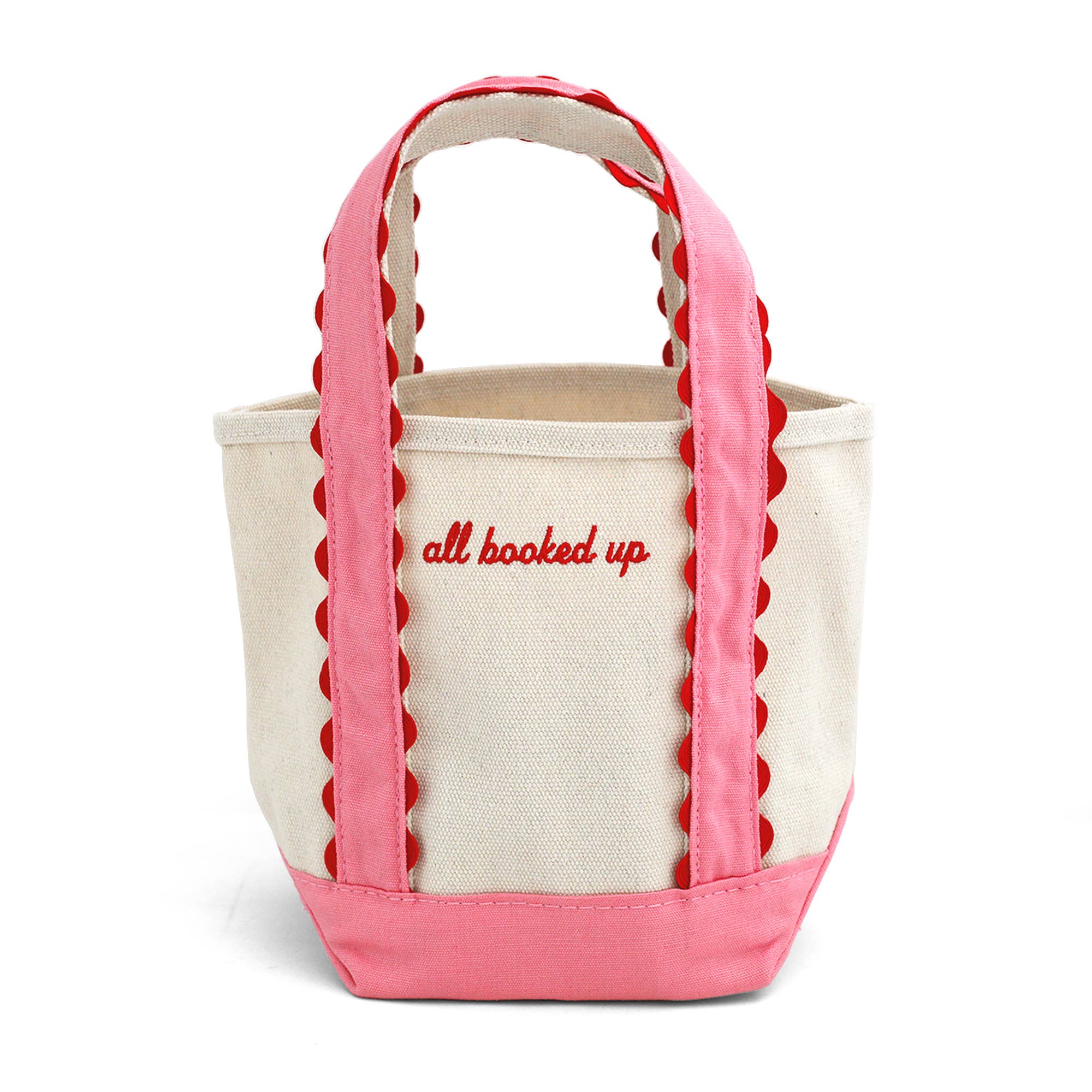 Pink All Booked Up Mini Boat Tote at Ninety Nine Boutique