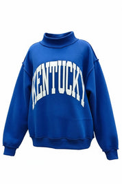 Blue Kentucky Reversible Mockneck — view 11