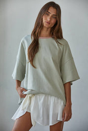 White Mini Wrap Tie Skort