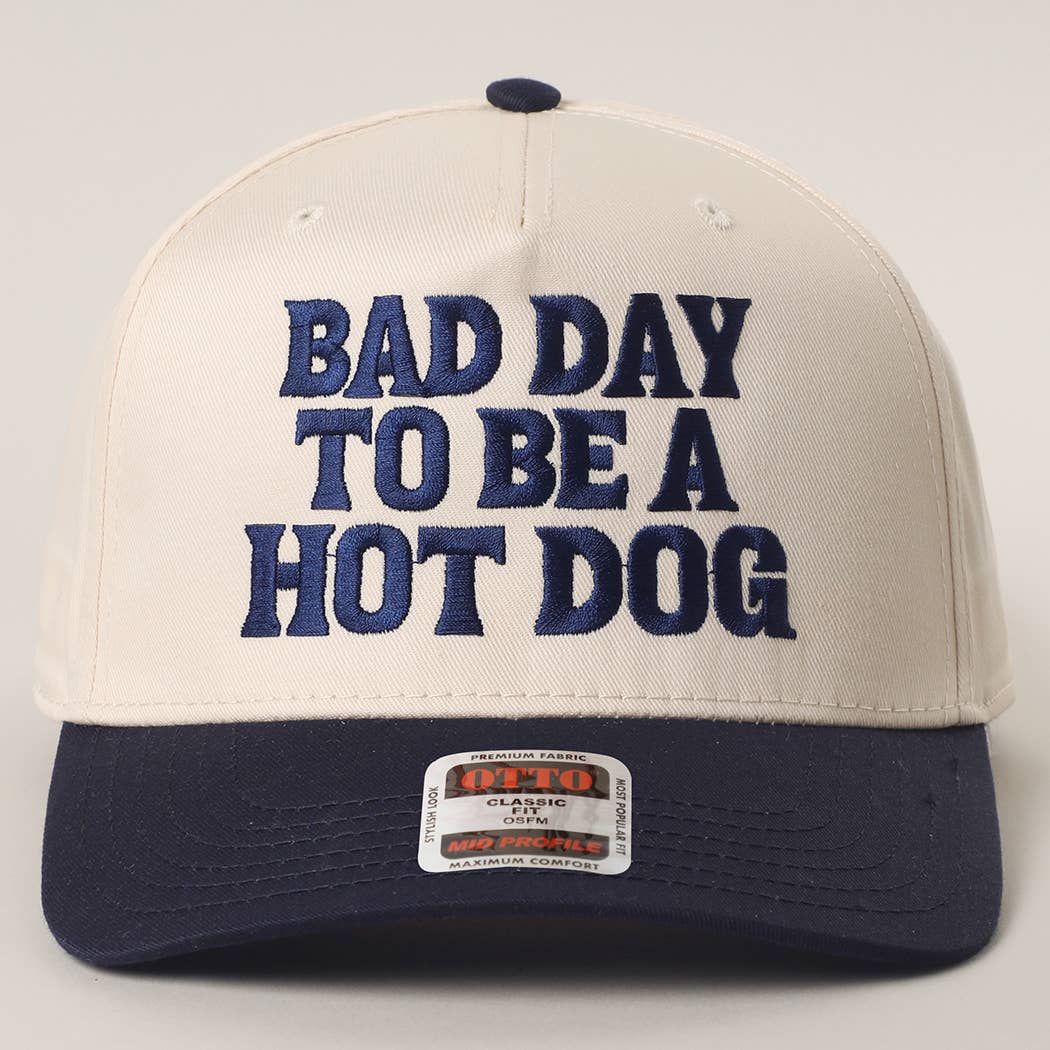 Navy Bad Day To Be A Hot Dog Trucker Hat