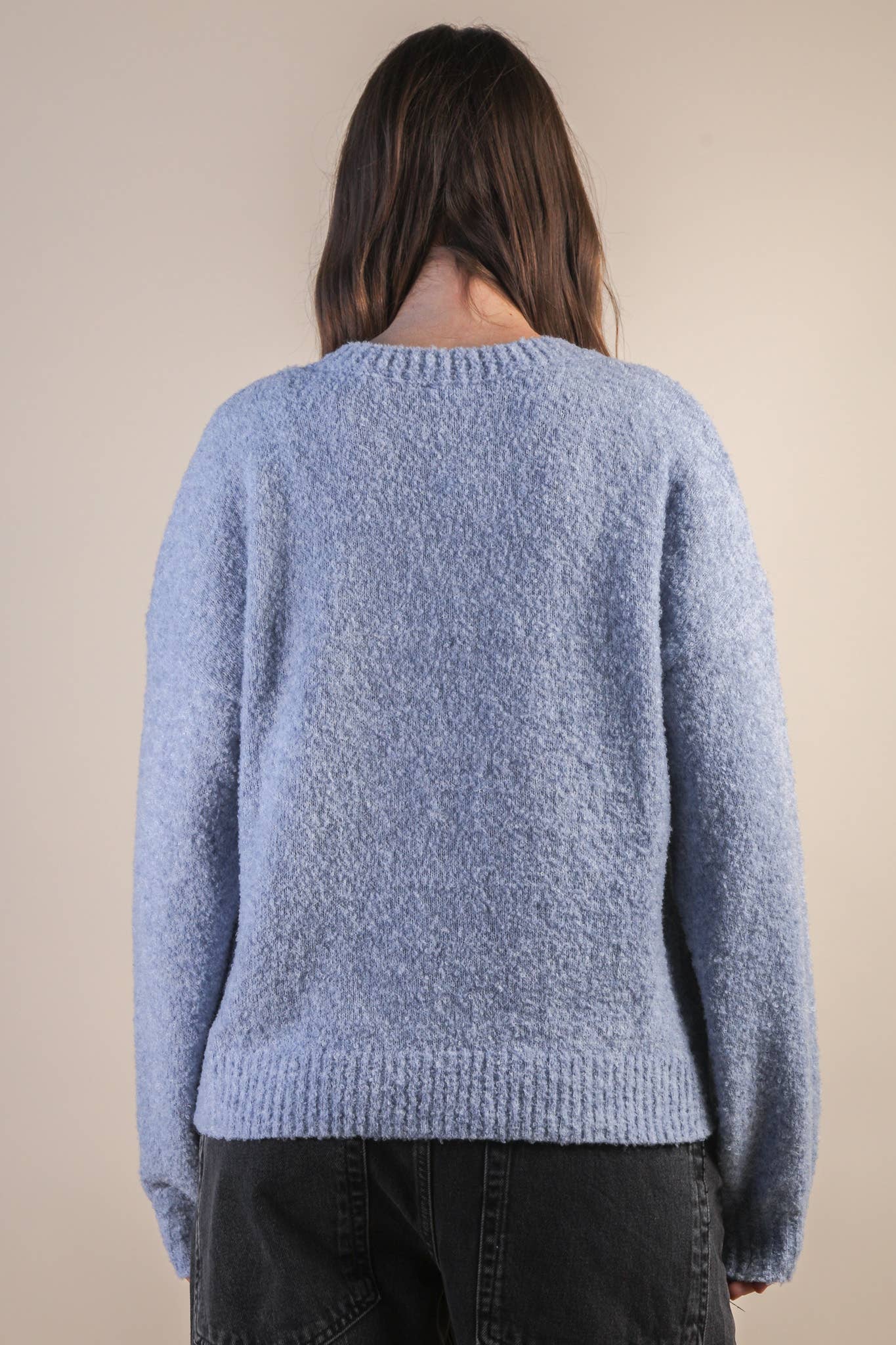 Blue Teddy Bear Sweater