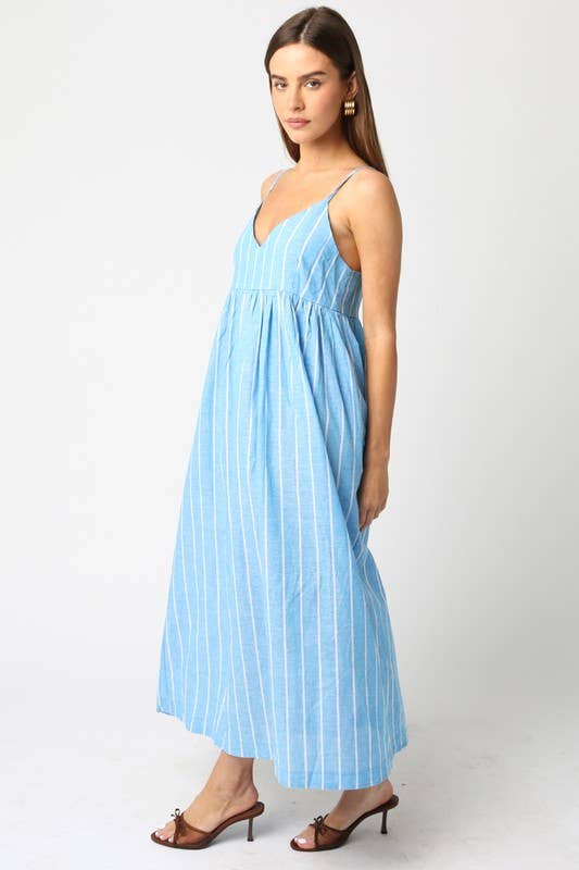 Birdie Stripe Maxi Dress